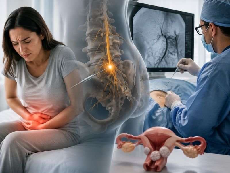 É possível controlar a dor após a embolização de mioma sem raquianestesia?
