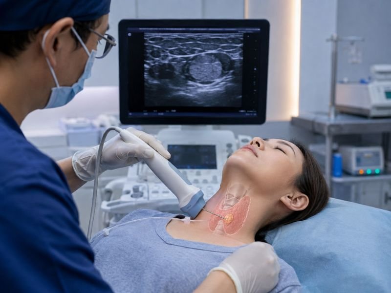 Câncer de tireoide inicial dá para tratar sem cirurgia? Um estudo latino-americano avalia a ablação por radiofrequência