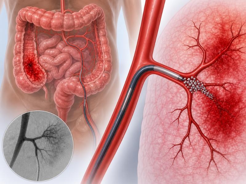 Embolização de hemorragia Digestiva