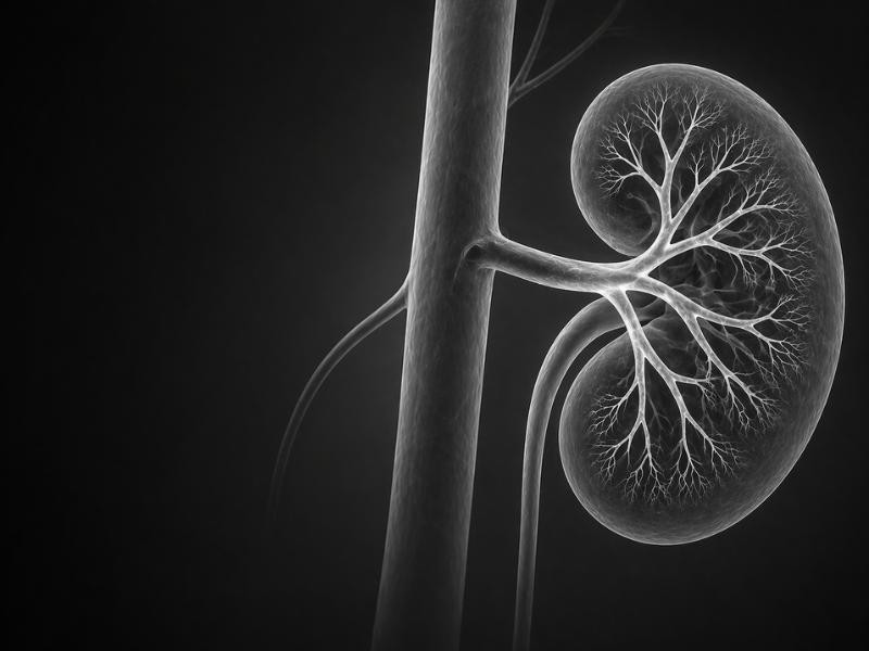 Arteriografia renal unilateral