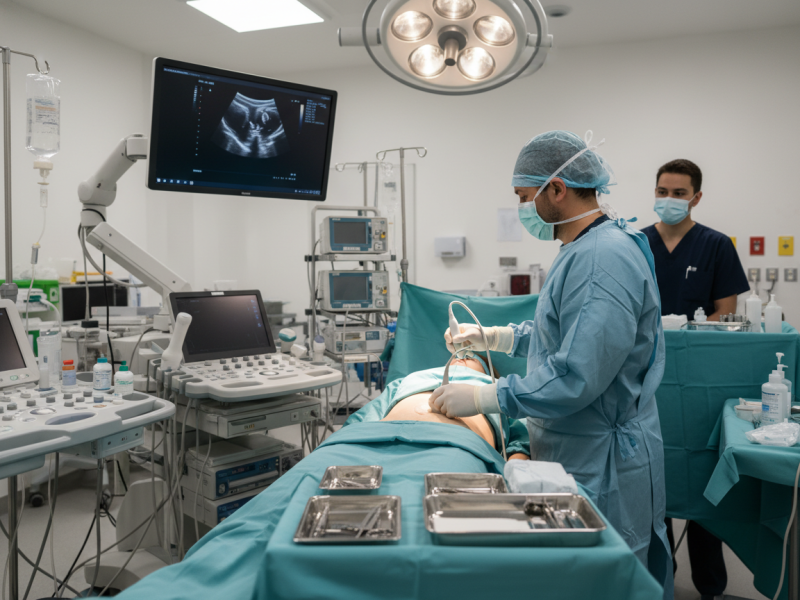 Paracentese Guiada por Imagem: Por Que o Ultrassom Torna a Drenagem da Ascite Mais Segura
